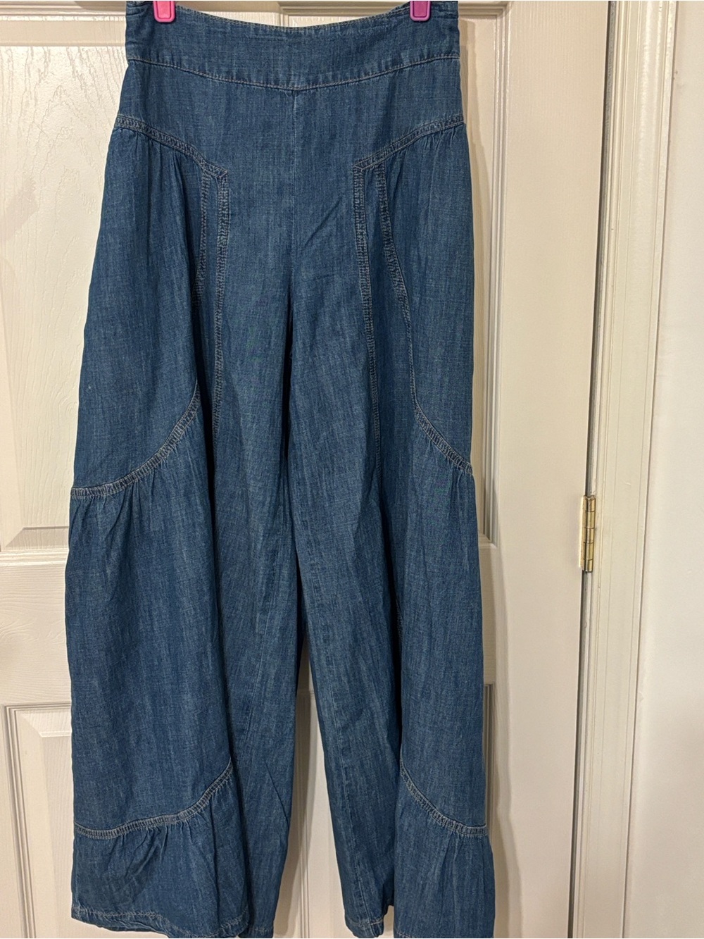 We The Free Anthropologie Super Wide-Leg Flowy Denim Jeans
